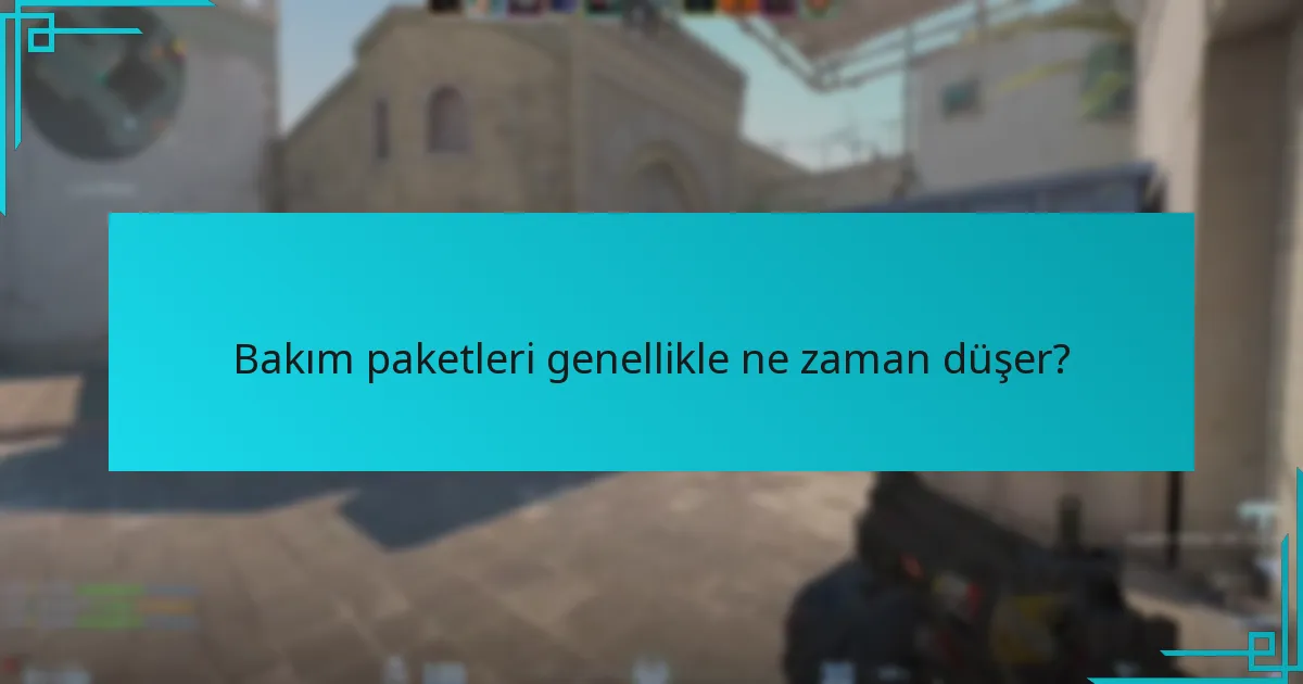 Gelecekteki bakım paketlerinde hangi eşyaların görünmesi muhtemel?
