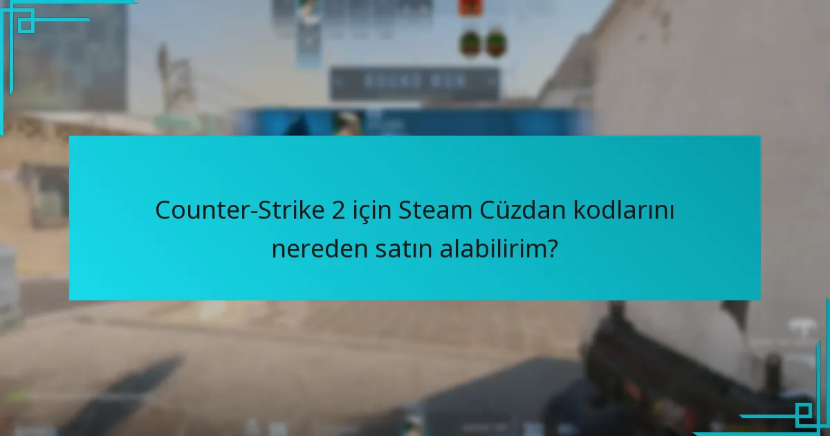 Counter-Strike 2’de Steam Cüzdan kodlarıyla hangi eşyalar satın alınabilir?