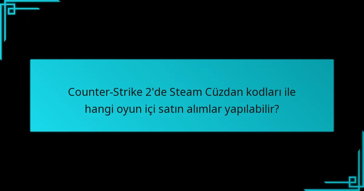 Oyuncular Counter-Strike 2 için Steam Cüzdan kodlarını nasıl alabilir?