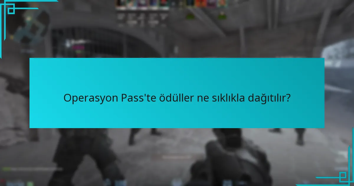 Oyuncular Operasyon Pass’ten hangi tür ödüller kazanabilir?