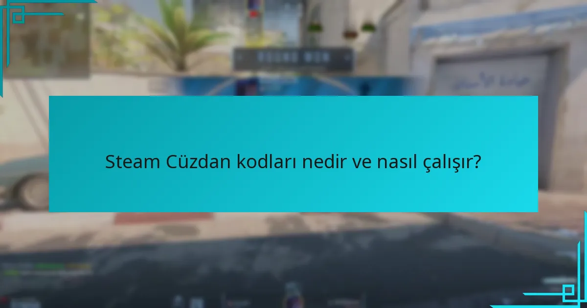 Steam Cüzdan kodları nedir ve nasıl çalışır?